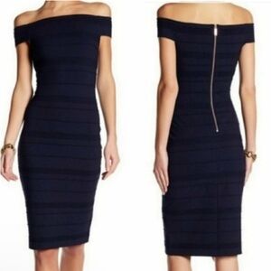 Ted Baker London Navy Bardot Dress